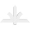 Ekena Millwork Redmond Architectural Grade PVC Gable Bracket, 36"W x 21"H x 4"D x 4"F, 14/12 Pitch GBP036X21X0404RED00 - alternate 5